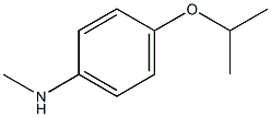N-methyl-4-(propan-2-yloxy)aniline Struktur