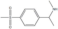 N-methyl-N-{1-[4-(methylsulfonyl)phenyl]ethyl}amine Structure