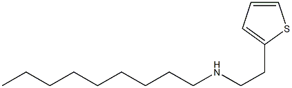 nonyl[2-(thiophen-2-yl)ethyl]amine Structure