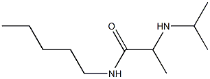 N-pentyl-2-(propan-2-ylamino)propanamide Structure