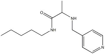  N-pentyl-2-[(pyridin-4-ylmethyl)amino]propanamide