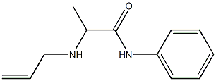 N-phenyl-2-(prop-2-en-1-ylamino)propanamide Structure