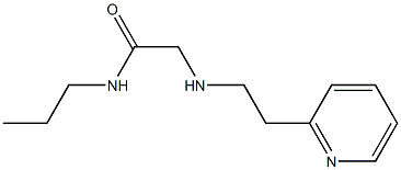 N-propyl-2-{[2-(pyridin-2-yl)ethyl]amino}acetamide