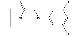 N-tert-butyl-2-[(3,5-dimethoxyphenyl)amino]acetamide Structure