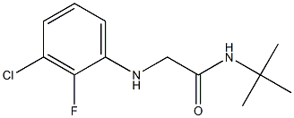 N-tert-butyl-2-[(3-chloro-2-fluorophenyl)amino]acetamide