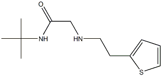 N-tert-butyl-2-{[2-(thiophen-2-yl)ethyl]amino}acetamide