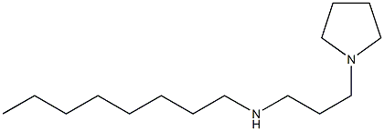 octyl[3-(pyrrolidin-1-yl)propyl]amine Structure