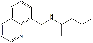 pentan-2-yl(quinolin-8-ylmethyl)amine Structure