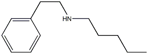 N-ペンチルフェネチルアミン 化学構造式