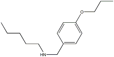 pentyl[(4-propoxyphenyl)methyl]amine,,结构式