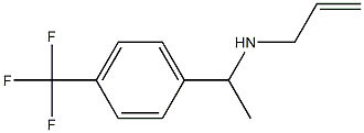 prop-2-en-1-yl({1-[4-(trifluoromethyl)phenyl]ethyl})amine Structure