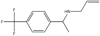 prop-2-en-1-yl({1-[4-(trifluoromethyl)phenyl]ethyl})amine 化学構造式