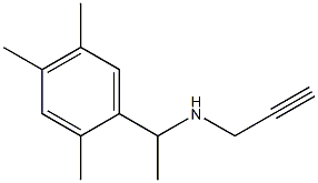 prop-2-yn-1-yl[1-(2,4,5-trimethylphenyl)ethyl]amine Structure