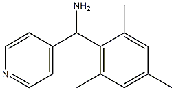 pyridin-4-yl(2,4,6-trimethylphenyl)methanamine 结构式