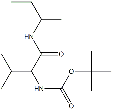 tert-butyl 1-[(sec-butylamino)carbonyl]-2-methylpropylcarbamate Structure