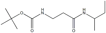 tert-butyl 3-(sec-butylamino)-3-oxopropylcarbamate