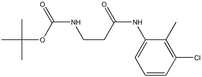 tert-butyl N-{2-[(3-chloro-2-methylphenyl)carbamoyl]ethyl}carbamate