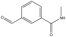 3-Formyl-N-methyl-benzamide 化学構造式