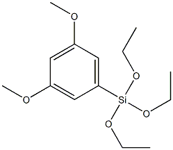3,5-DIMETHOXYPHENYLTRIETHOXYSILANE Structure