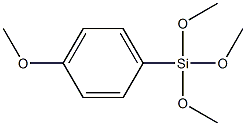 p-METHOXYPHENYLTRIMETHOXYSILANE,,结构式