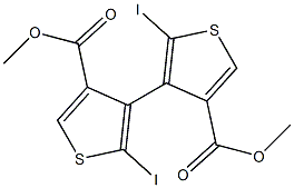  dimethyl 5,5'-diiodo-4,4'-bithiophene-3,3'-dicarboxylate