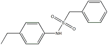 N-(4-ethylphenyl)(phenyl)methanesulfonamide Structure