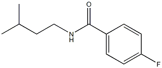 4-fluoro-N-isopentylbenzamide Struktur