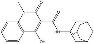 N-(1-adamantyl)-4-hydroxy-1-methyl-2-oxo-1,2-dihydro-3-quinolinecarboxamide