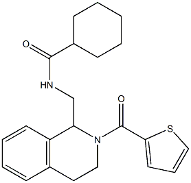 N-{[2-(2-thienylcarbonyl)-1,2,3,4-tetrahydro-1-isoquinolinyl]methyl}cyclohexanecarboxamide