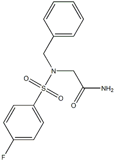 2-{benzyl[(4-fluorophenyl)sulfonyl]amino}acetamide