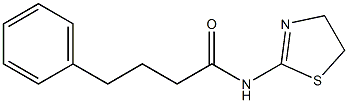 N-(4,5-dihydro-1,3-thiazol-2-yl)-4-phenylbutanamide Structure