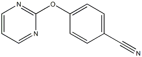 4-(2-pyrimidinyloxy)benzonitrile 结构式