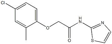 2-(4-chloro-2-methylphenoxy)-N-(1,3-thiazol-2-yl)acetamide