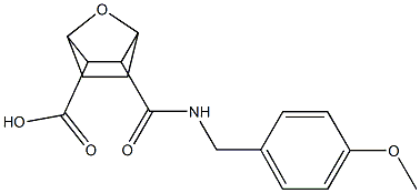 3-{[(4-methoxybenzyl)amino]carbonyl}-7-oxabicyclo[2.2.1]heptane-2-carboxylic acid