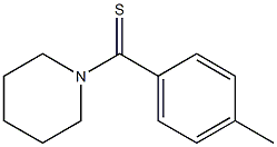 1-(4-methylbenzothioyl)piperidine,,结构式