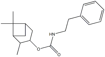 2,6,6-trimethylbicyclo[3.1.1]hept-3-yl 2-phenylethylcarbamate Structure