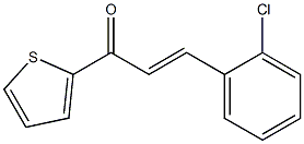 3-(2-chlorophenyl)-1-(2-thienyl)-2-propen-1-one Structure