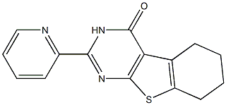 2-(2-pyridinyl)-5,6,7,8-tetrahydro[1]benzothieno[2,3-d]pyrimidin-4(3H)-one