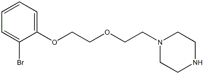  1-[2-({2-[(2-bromophenyl)oxy]ethyl}oxy)ethyl]piperazine