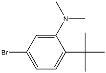 5-bromo-2-tert-butyl-N,N-dimethylaniline Struktur