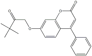 7-(3,3-dimethyl-2-oxobutoxy)-4-phenyl-2H-chromen-2-one