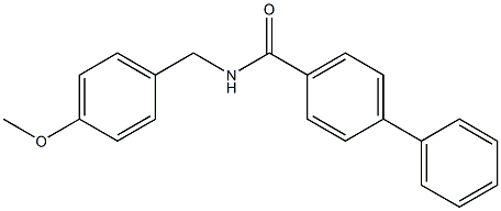 N-(4-methoxybenzyl)[1,1'-biphenyl]-4-carboxamide Structure