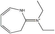 N-(1,3-dihydro-2H-azepin-2-ylidene)-N-ethylethanaminium Structure