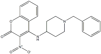 4-[(1-benzyl-4-piperidinyl)amino]-3-nitro-2H-chromen-2-one