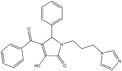  4-benzoyl-3-hydroxy-1-[3-(1H-imidazol-1-yl)propyl]-5-phenyl-1,5-dihydro-2H-pyrrol-2-one