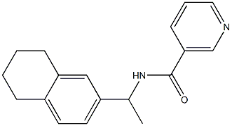 N-[1-(5,6,7,8-tetrahydro-2-naphthalenyl)ethyl]nicotinamide