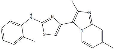 4-(2,7-dimethylimidazo[1,2-a]pyridin-3-yl)-N-(2-methylphenyl)-1,3-thiazol-2-amine