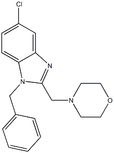 1-benzyl-5-chloro-2-(4-morpholinylmethyl)-1H-benzimidazole