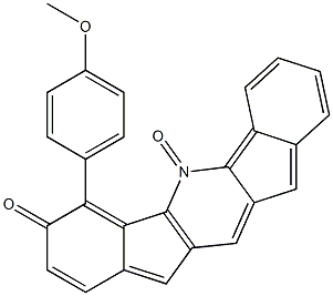 6-(4-methoxyphenyl)diindeno[1,2-b:2,1-e]pyridine-5,7-dione Structure