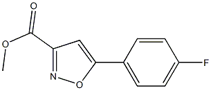 methyl 5-(4-fluorophenyl)-3-isoxazolecarboxylate